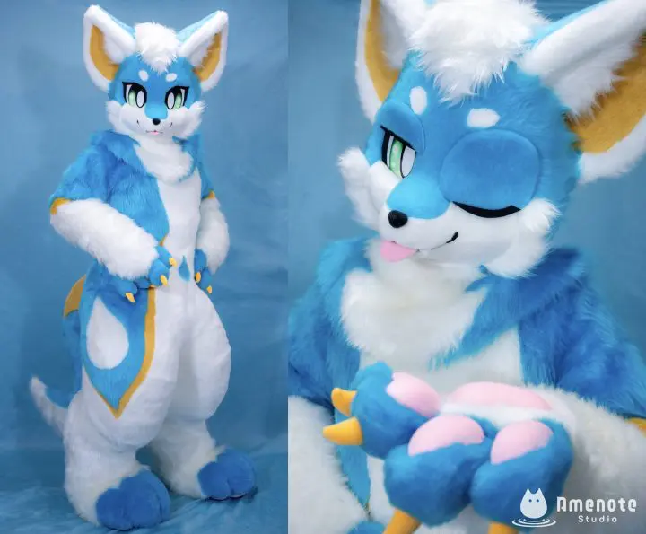 ネモフィ【フルスーツ】 | Amenote-Studio : ケモノ着ぐるみ制作スタジオ